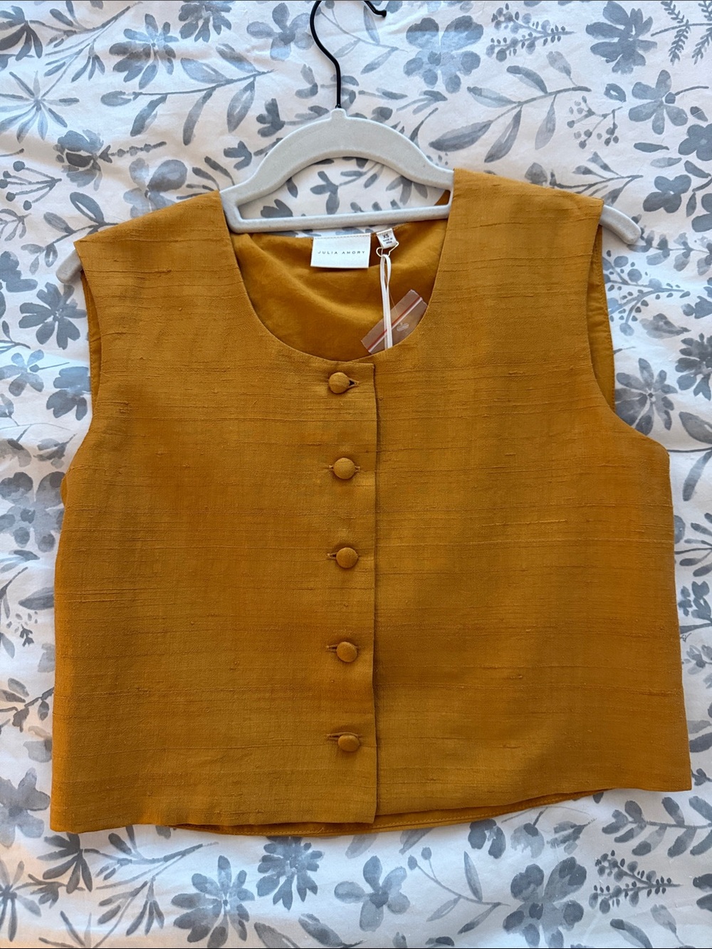 Julia Amory Blake Top- XS in Tobacco